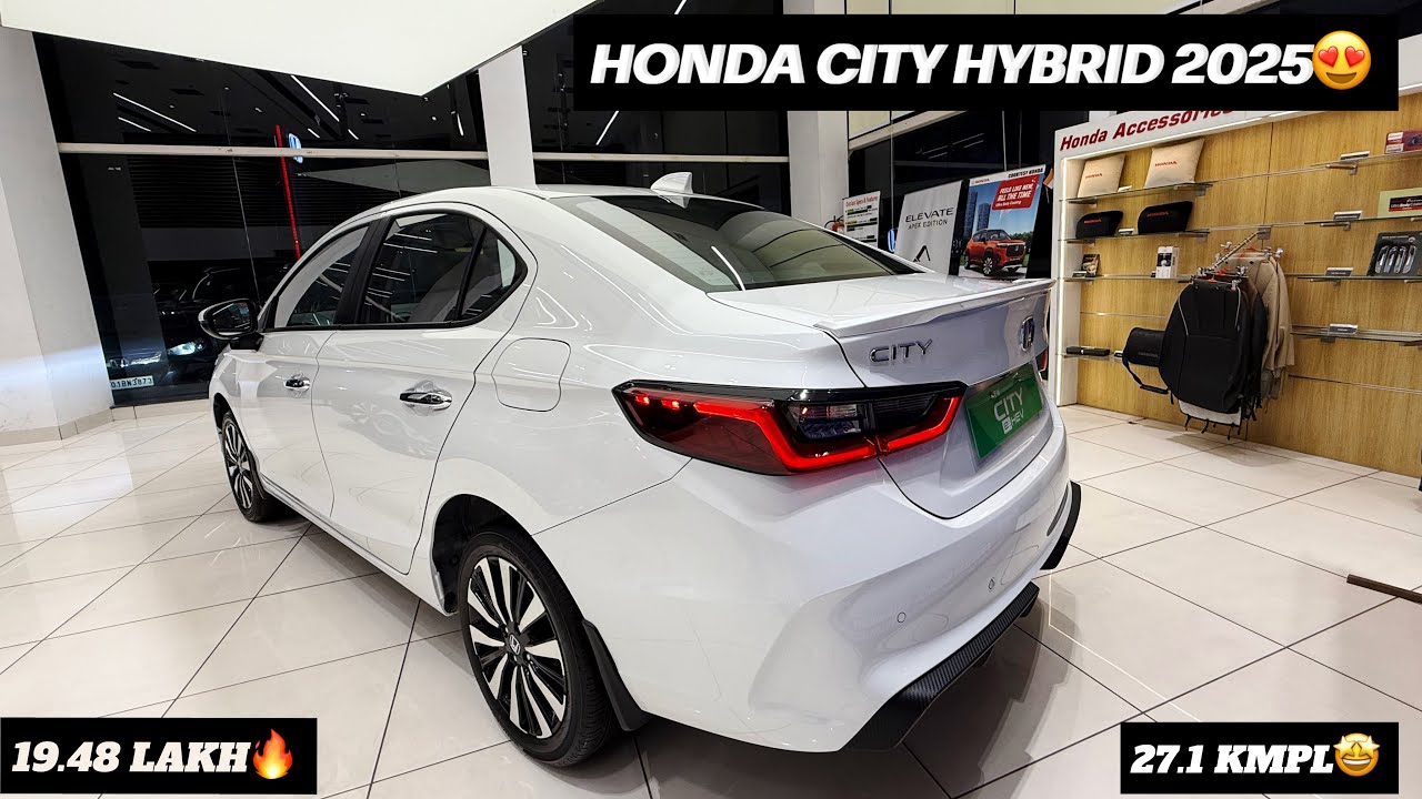 Most Fuel Efficient City😍2025 HONDA CITY HYBRID E-HEV🔥| FEATURE LOADED | DETAILED WALKAROUND | 