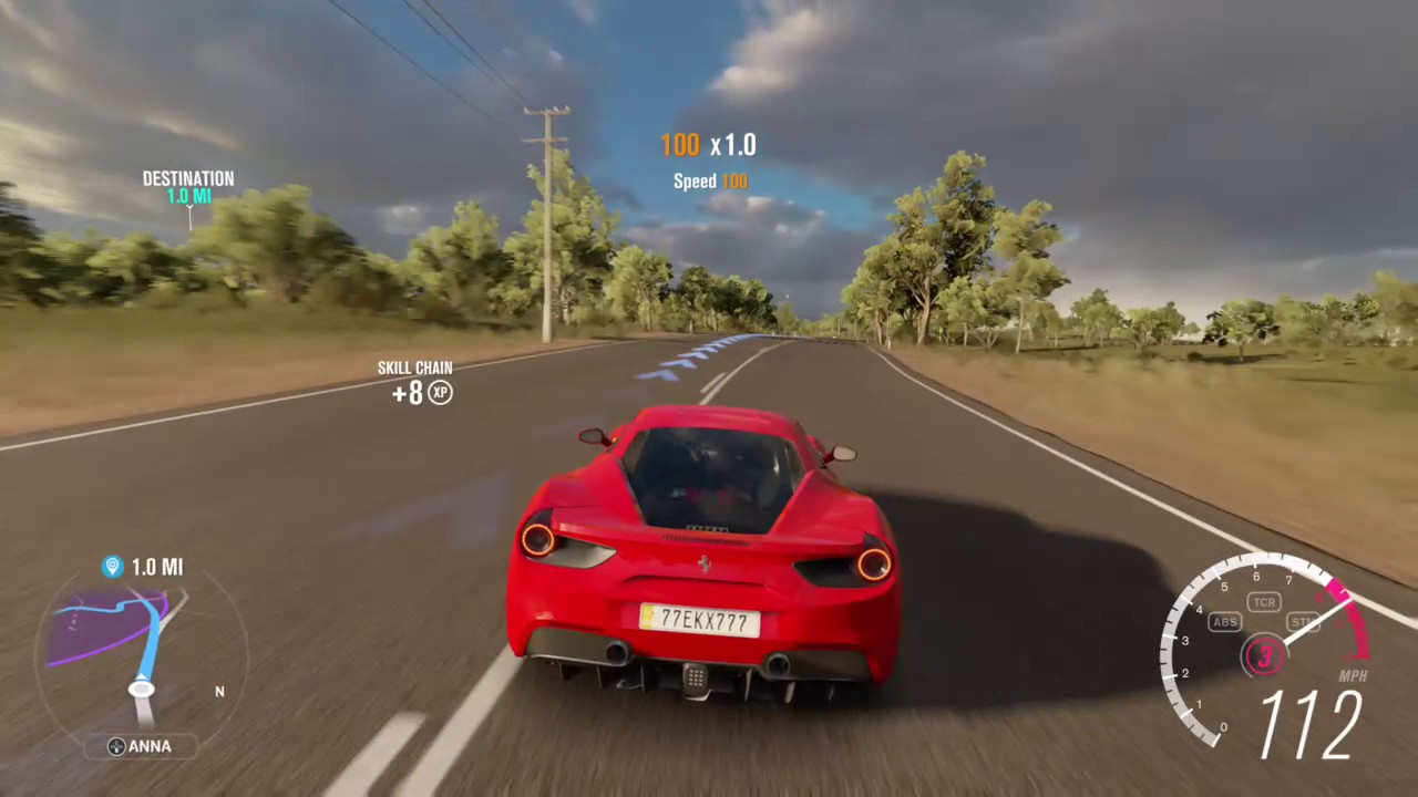 Forza Horizon 3 Xbox One S Ferrari 488 GTB Gameplay