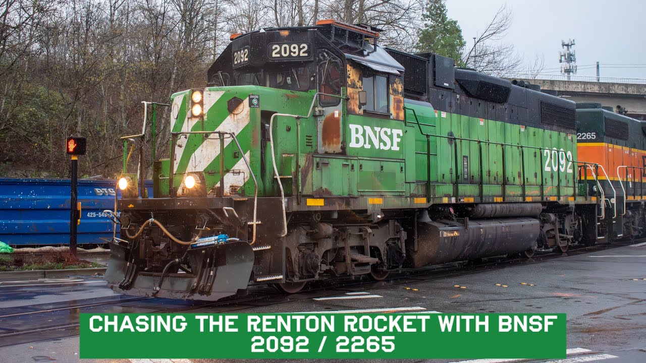 Chasing the Renton Rocket with BNSF 2092 / 2265