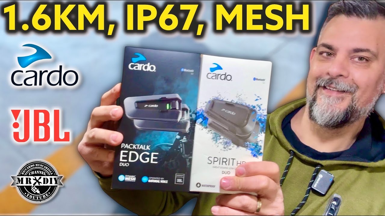 Ho provato i Packtalk Edge e gli Spirit HD della Cardo. Bluetooth, mesh, JBL Migliore interfono Moto