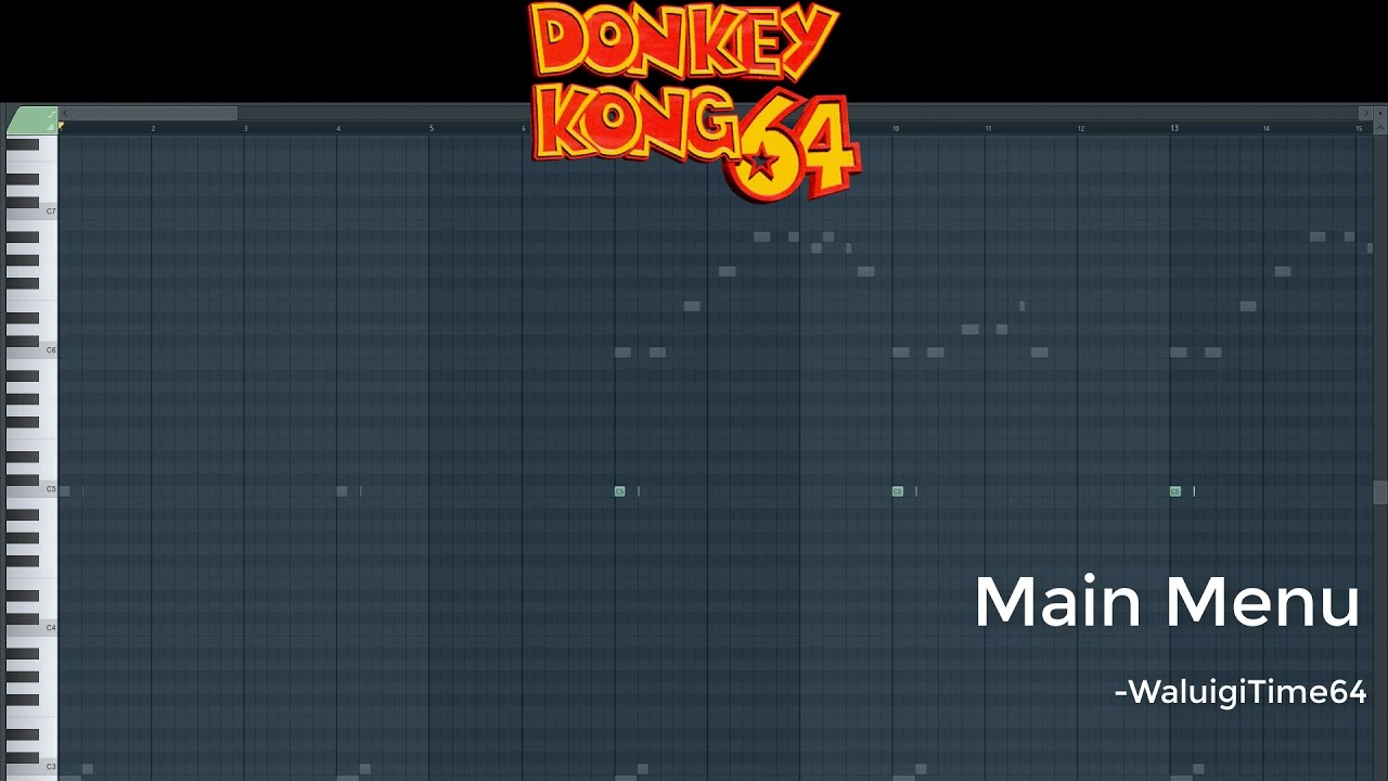 Donkey Kong 64: Main Menu - Nintendo for Piano