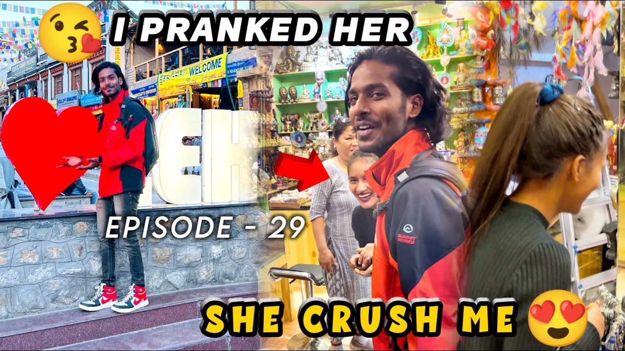 She Touch My Hand😍 Pulled Me😏| Pranked Her😘 | Ladakh Ride🔥 | Ep - 29 | NRF