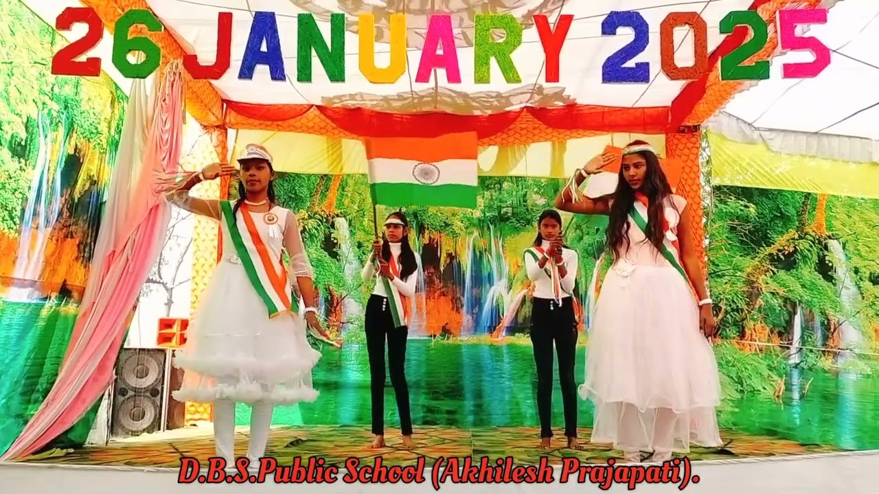 Jab lahre tiranga aasman mein🌿🪷♥️ #dbs public school (Akhilesh Prajapati).