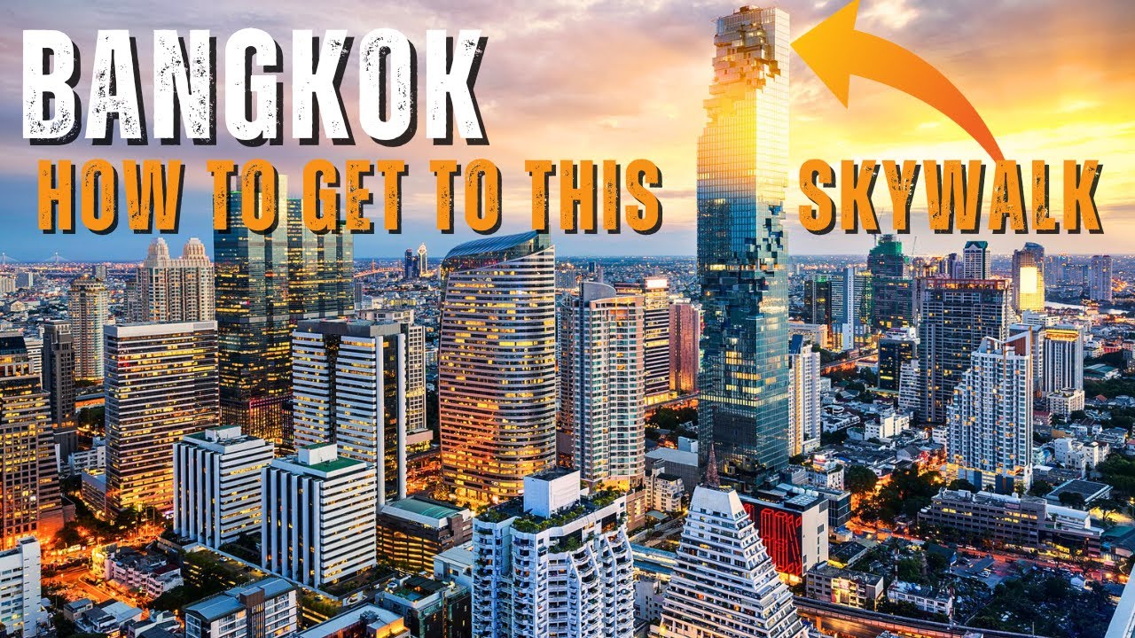 Bangkok Skywalk -1000 FEET IN THE AIR 2025 - King Power Mahanakhon Tower. #bangkok #vlog #skywalker