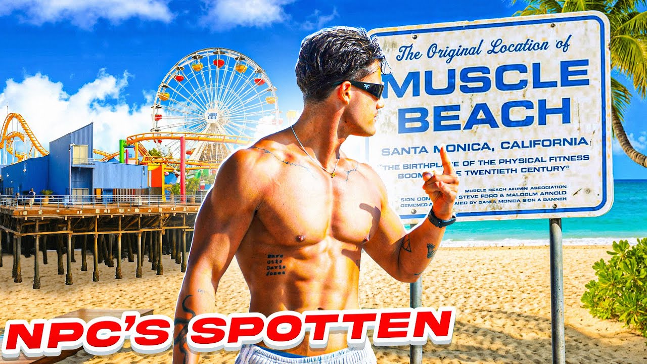 MUSCLE BEACH MOGGING & FENTFOLDING NPC’s IN VENICE 