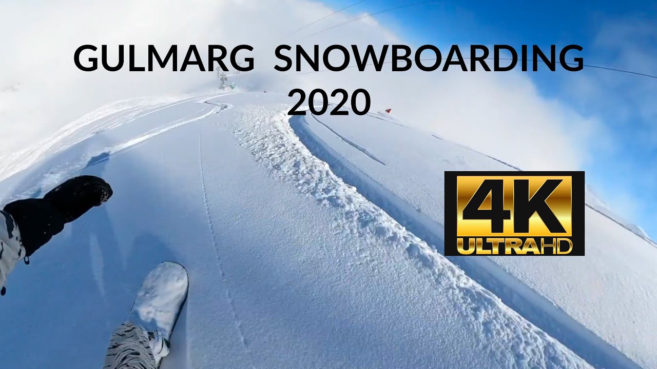 GULMARG Snowboarding 2020 - A Documentary (4K)