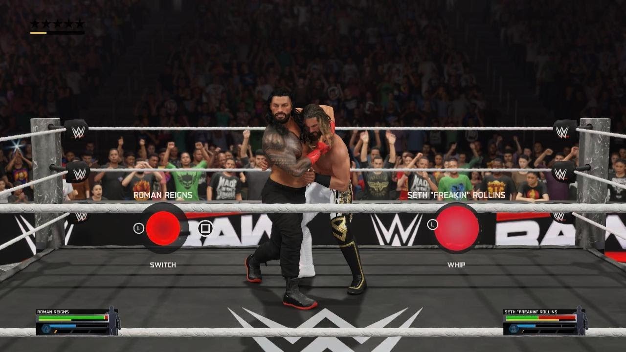 Seth roll Vs. Roman re