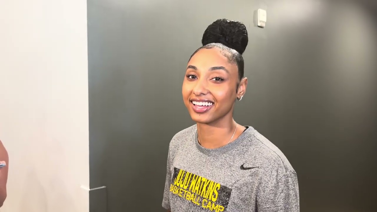Juju Watkins Summer Camp Press Conference 2026. 150 girls were in attendance.