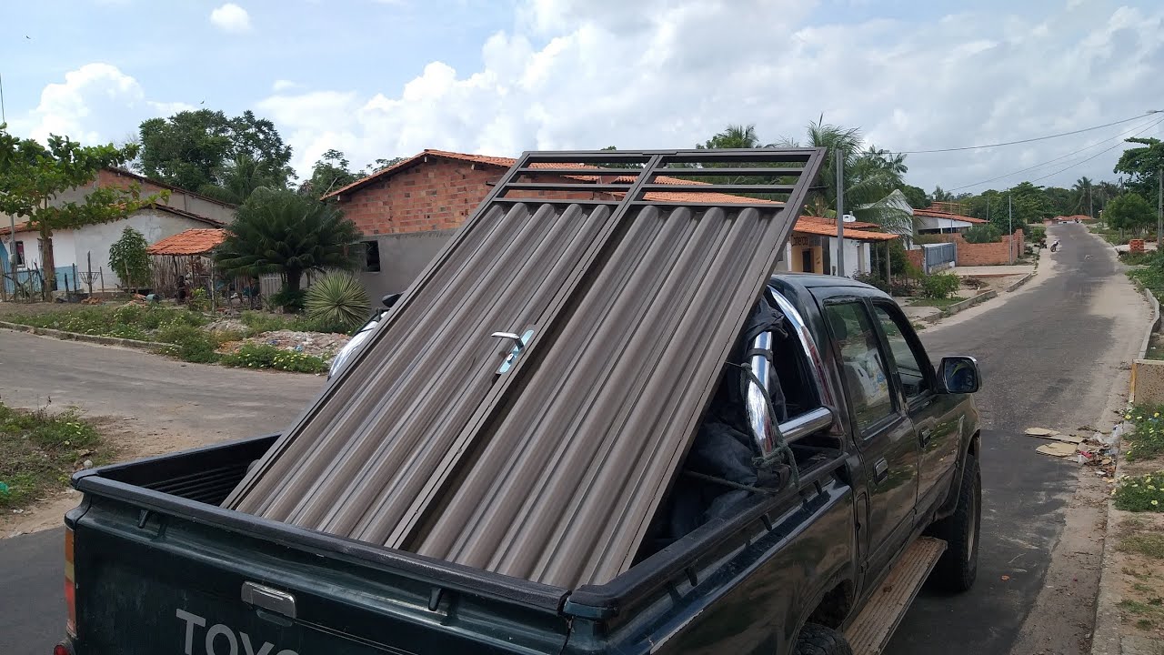 faça porta de ferro de 2 folhas rapido sem separar do quadro