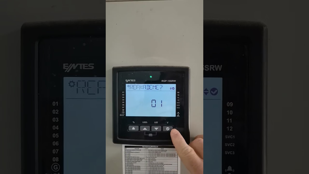 ENTES RGP-15SRW RESETLEME VE KURULUM