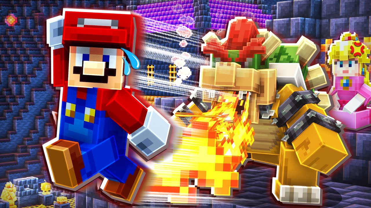 Minecraft'ı MARİO Dünyasında BİTİRDİM!
