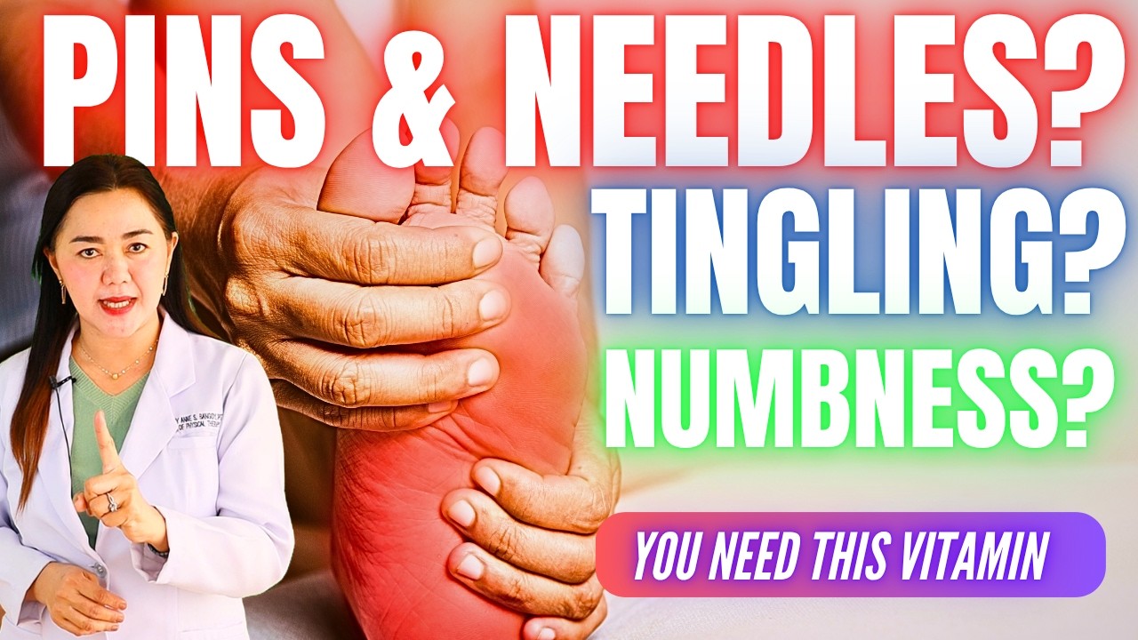 The BEST VITAMIN for Your NERVES (NUMBNESS, TINGLING, PINS and NEEDLES SENSATION) | Doc Cherry