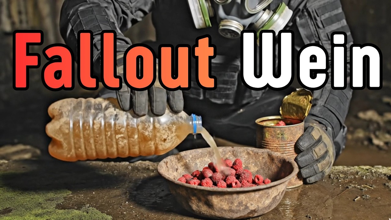 Fallout Fruchtwein aus Notfallnahrung (gefriergetrocknete Früchte)
