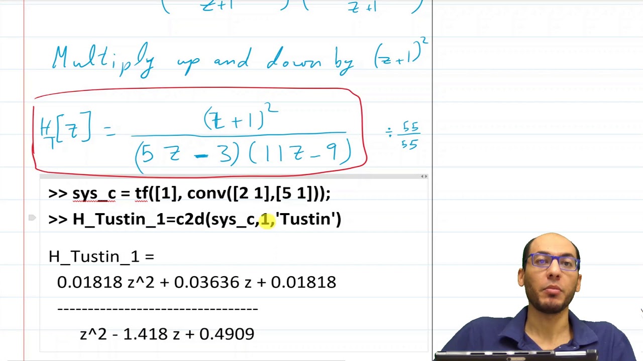 Sig2Sec4[Arab]Tustin Discretization Model Examples