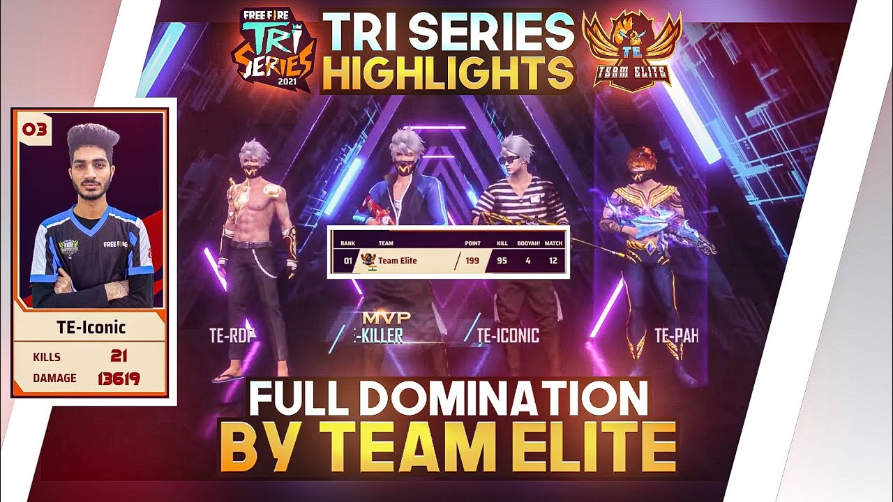 | FREEFIRE TRI NATION SERIES HIGHLIGHTS ⚔| NEXT LEVEL DOMINATION BY TEAM ELITE SHOCKED EVERYONE😳|
