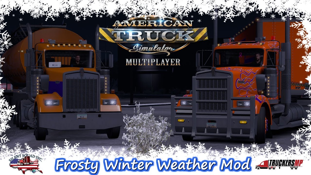 Ice Road Trucking | American Truck Simulator (Frosty Winter Weather Mod)#SilentSquad