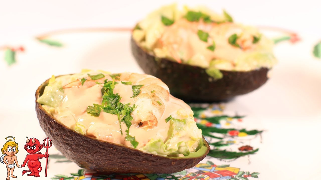 🥑AGUACATES RELLENOS DE CAMARÓN O GAMBAS🦐 RECETA FÁCIL PARA NAVIDAD Y FIESTAS🎊