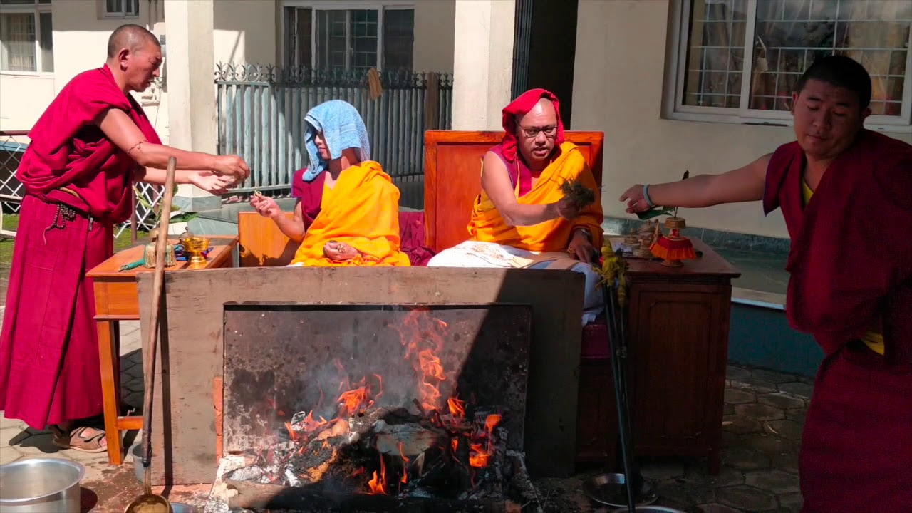 Fire puja..