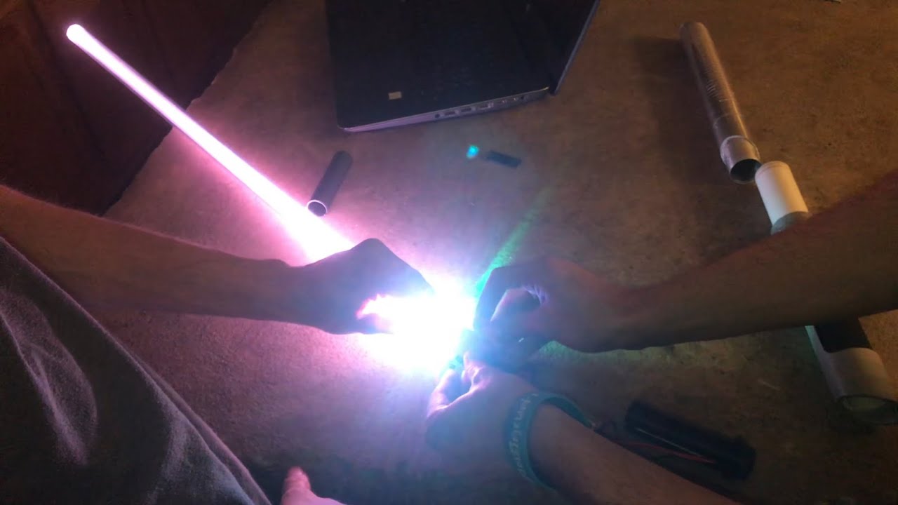 BUILDING a light saber from scratch (using free cad 0.19) arduino