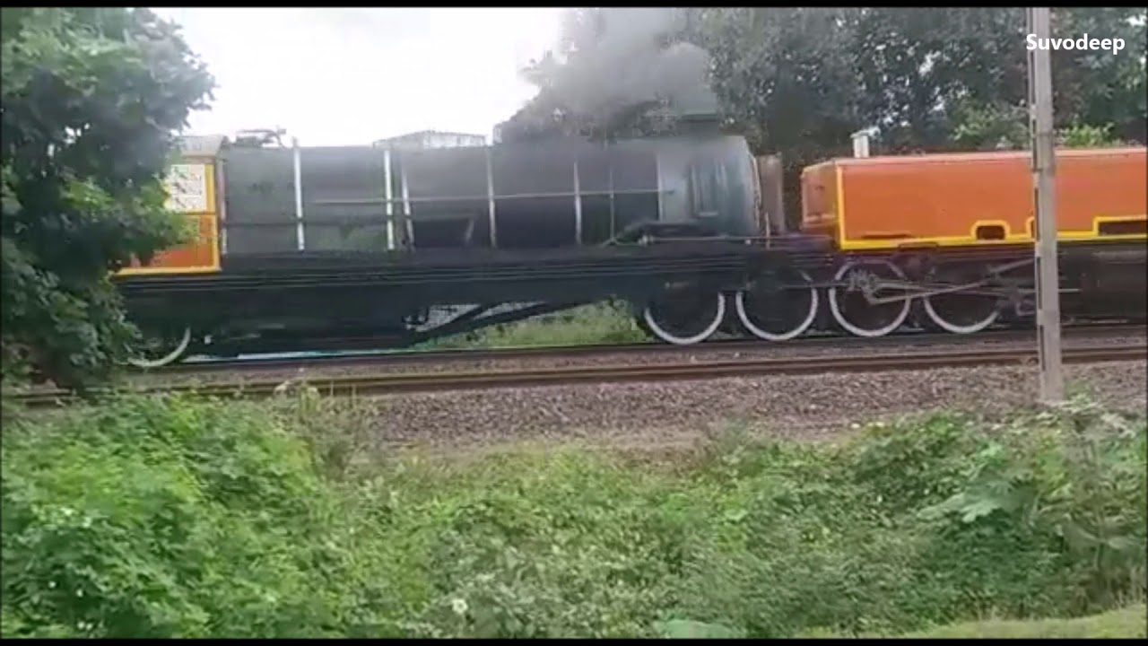 Historic Steam Engine flagged off after ages! Kharagpur to Salboni in SER |