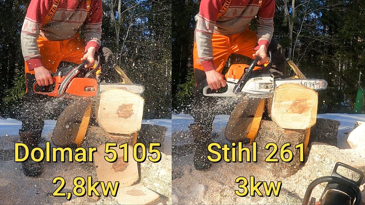 Stihl Vs. Dolmar/Makita - Ja vähän laipan huoltoa