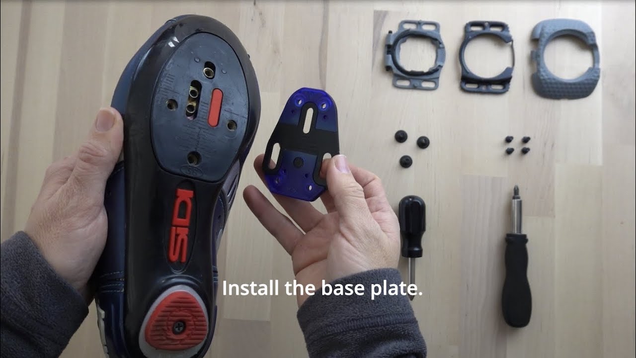 How to Install Speedplay Clipless Pedal Cleats Onto Cycling Shoes