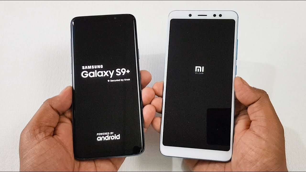 Samsung Galaxy S9+ vs Redmi Note 5 Pro Speed Test Comparison !