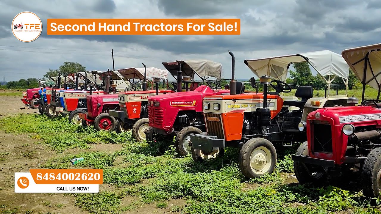 जुने  ट्रॅक्टर्स तेही फक्त १,००,००० रुपयांपासून | Best Second Hand Tractor