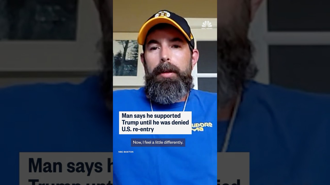 Man says he supported Trump until he was denied U.S. re-entry