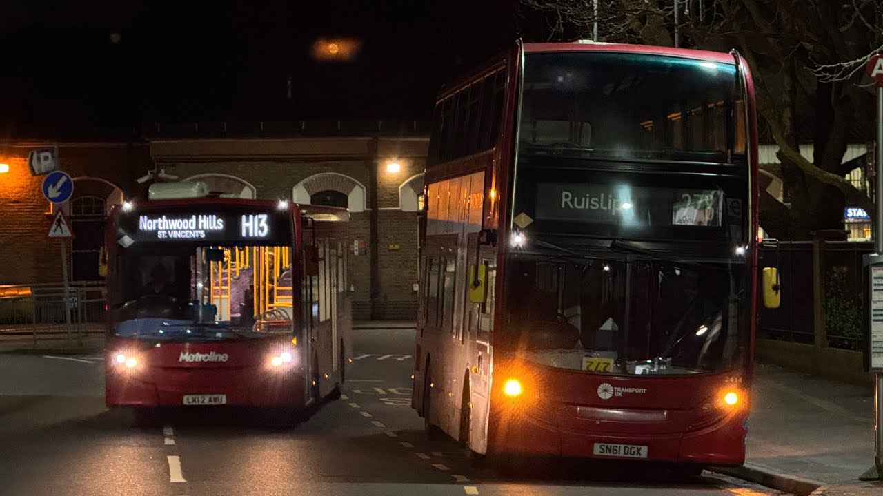 London buses at Ruislip 22/02/26