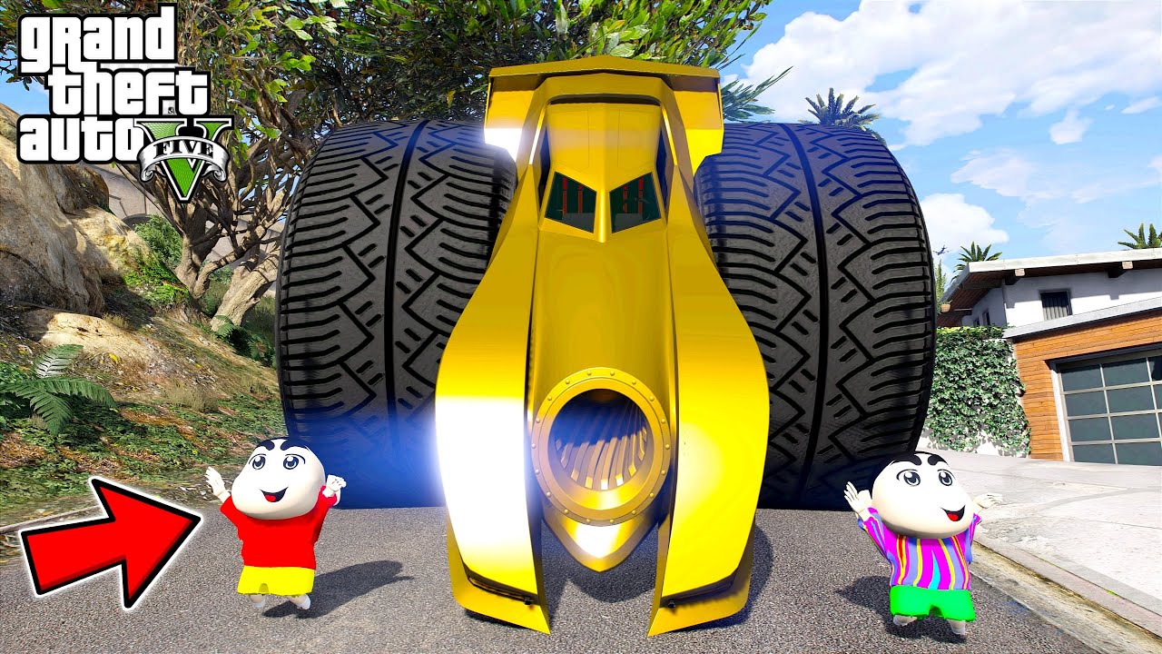 GTA 5 : Shinchan & FRANKLIN TOUCH ANYTHING BECOME GOLD Collecting Diamond Military Car GTA 5 !