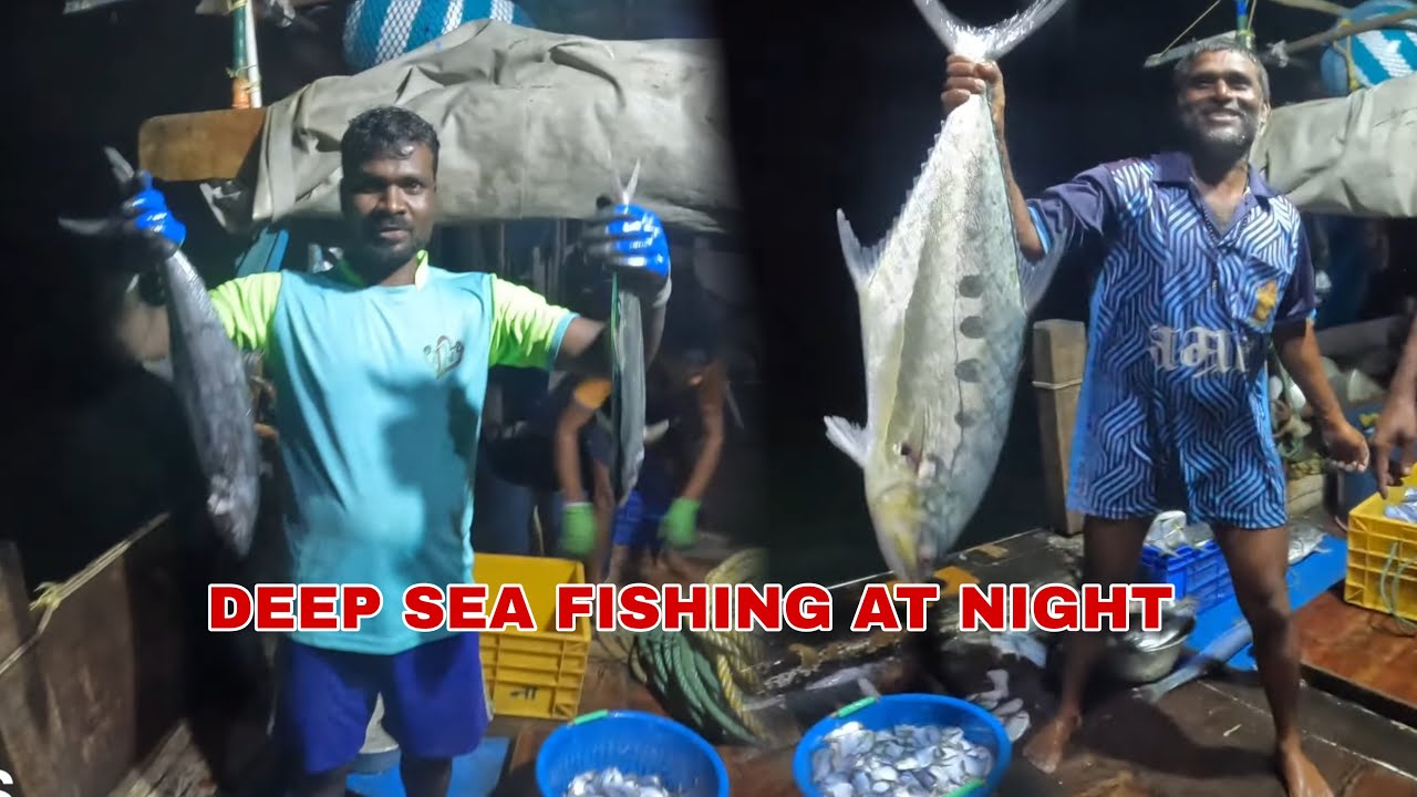 Fishing In Deep Sea Night | खोल समुद्रातील मासेमारी… 