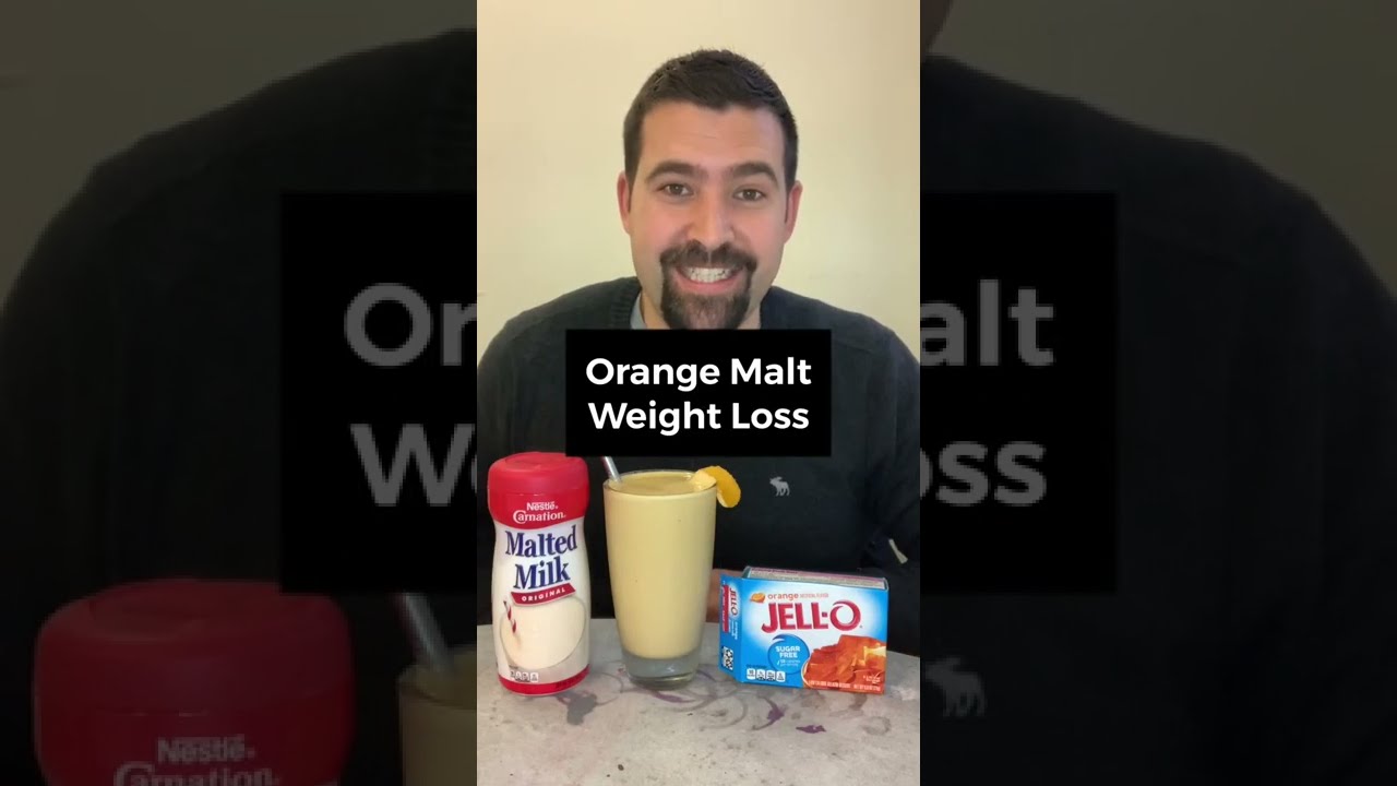 Orange Malt Protein Weight Loss Smoothie (Just like Jamba Juice Orange Dream Machine)