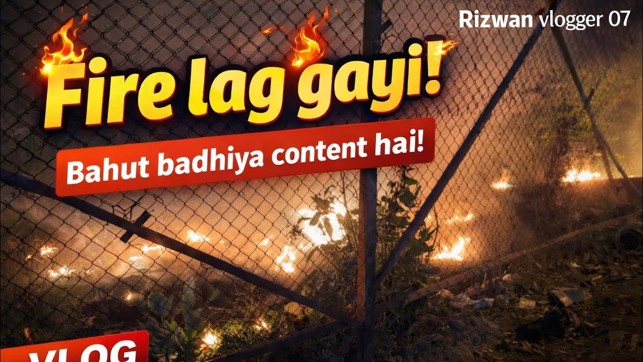 Ramzan day 11/ fire lag Gayi 😱