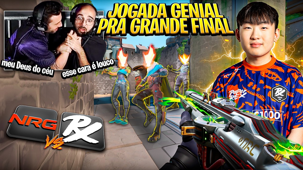 ESSA JOGADA VAI FICAR PRA HISTÓRIA! TCK E SACY NÃO ACREDITARAM NO QUE ELE FEZ! PRX vs NRG!