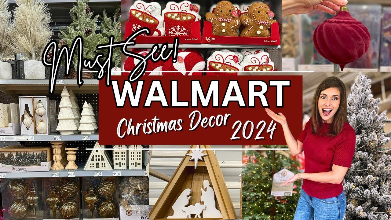 ВАУ! Рождественский декор Walmart 2024 – находки, которые стоит увидеть! | Рождественский шопинг ...
