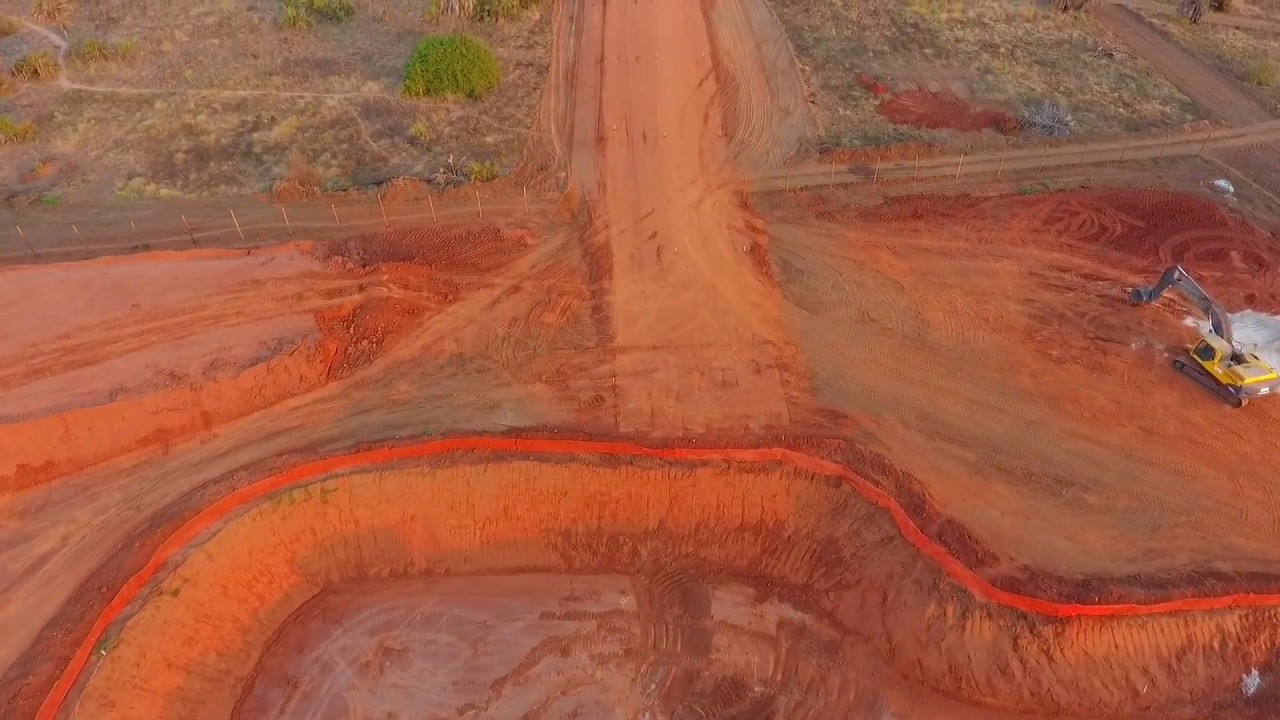 Construção da ETAR Capari (Setembro 2018)