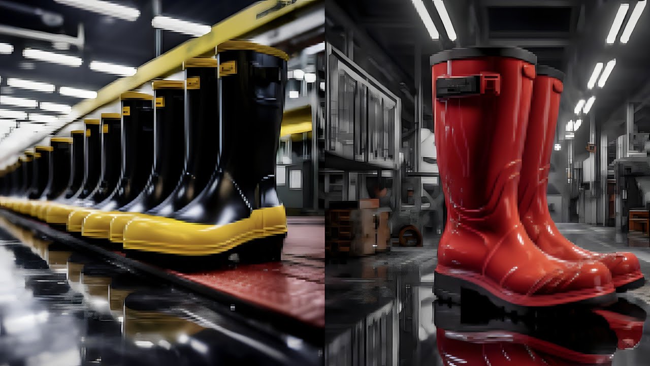 Inside Japanese Factories Crafting High-Tech Rubber Boots!