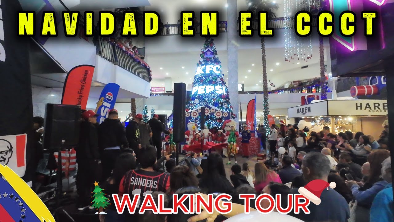 ASI fue el encendido de LA NAVIDAD en el CCCT CARACAS walking tour