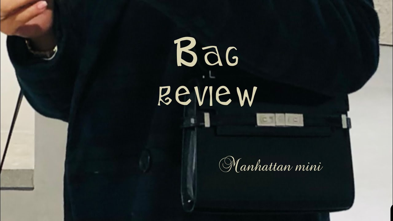 Mini Manhattan Saint Laurent in Black Brushed leather | Bag Review