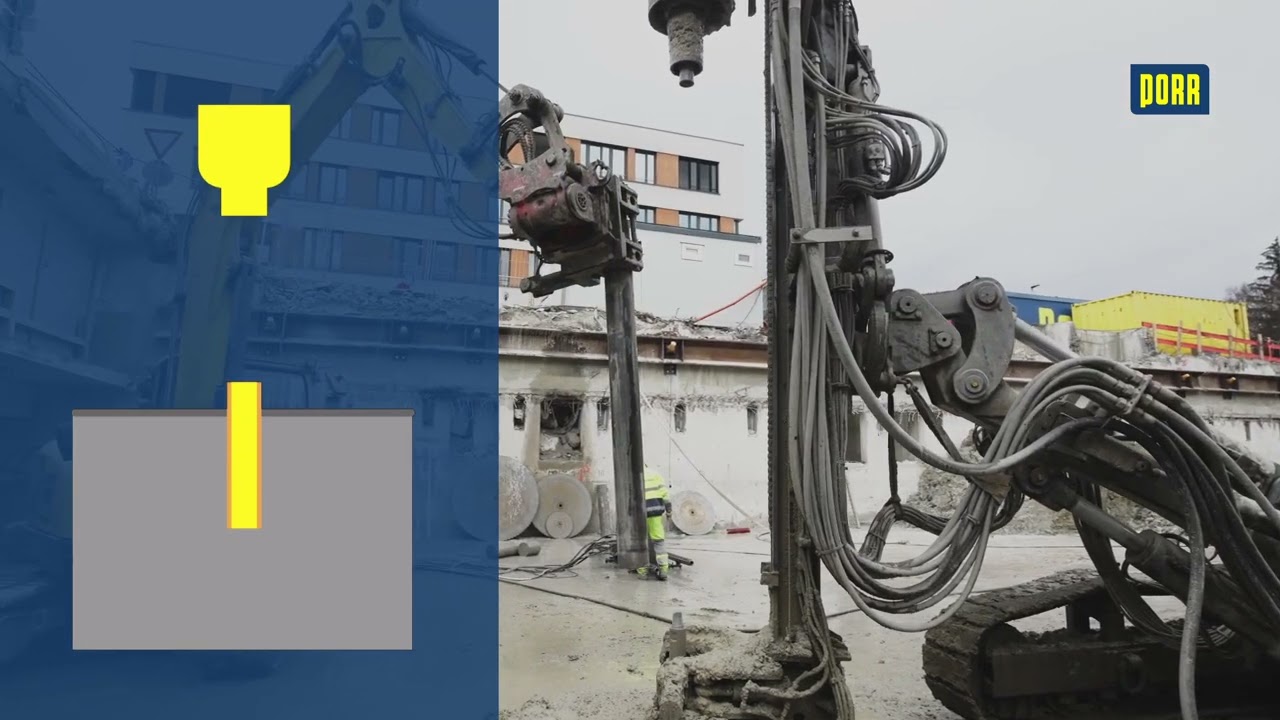 PORR Spezialtiefbau: Erklärvideo - Der Mikropfahl