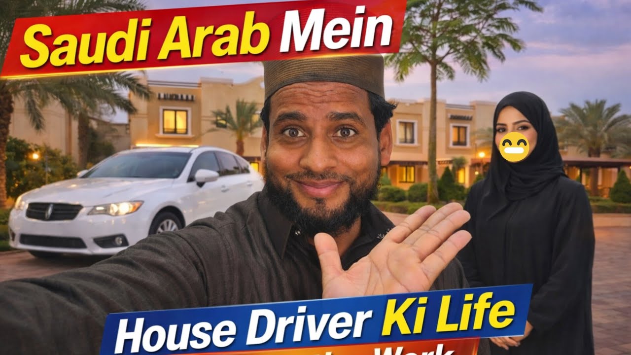 सऊदी अरब में हाउस ड्राइवर को कौन-कौन सा काम करना होता है Saudi Arab house driver daily routine work