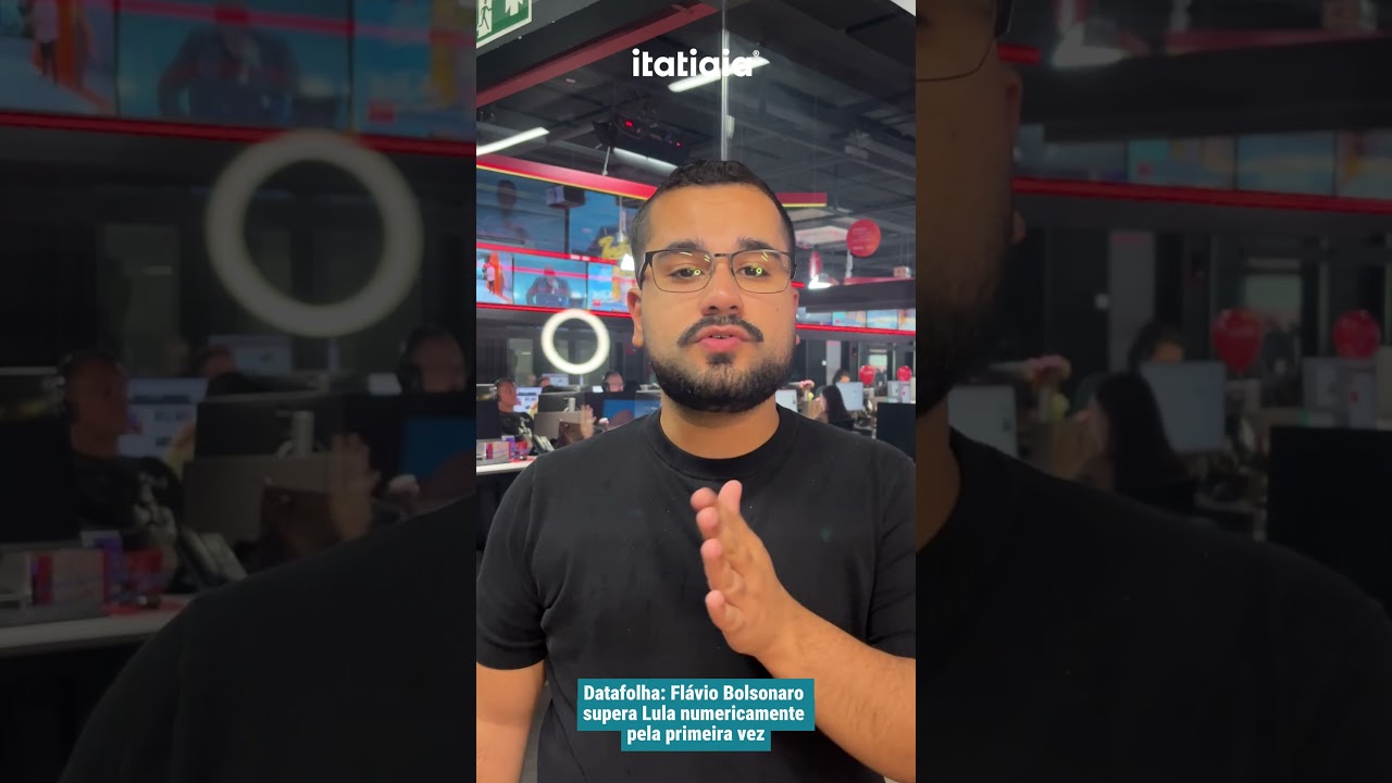 DATAFOLHA: FL&Aacute;VIO BOLSONARO SUPERA LULA NUMERICAMENTE PELA PRIMEIRA VEZ