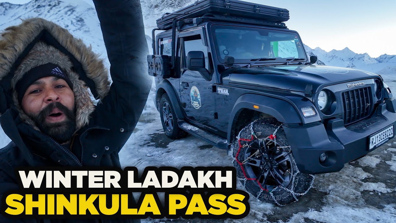 My Thar Almost DIED at -25°C on Shinkula Pass!