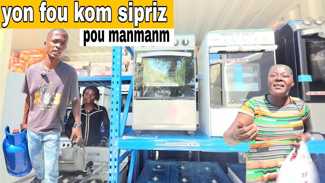 Fou ak bonbòn|gade koman mwen fè manmanm sipriz ak yon fou mwen achte pou li.