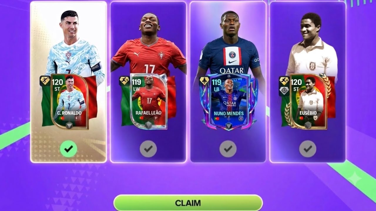О боже&hellip; Мне только что выпал лучший португальский игрок + 4 игрока из пула А! #fcmobile