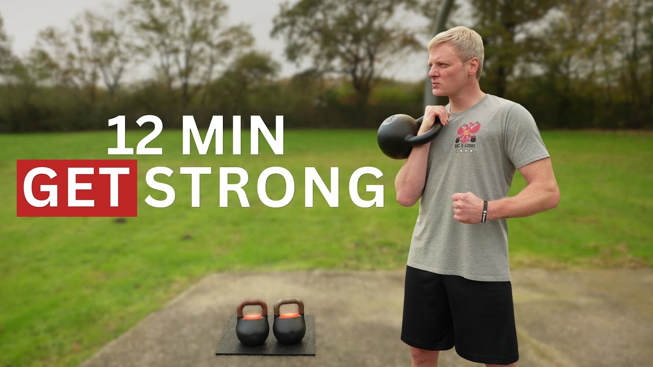 Get Stronger in 12 Minutes | Heavy Kettlebell Follow Along