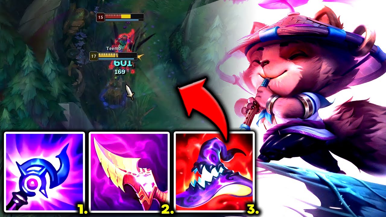 TEEMO TOP BUT MY SHROOMS ARE 100% BROKEN (1 SHROOM = 1 KILL) - S13 Teemo TOP Gameplay Guide
