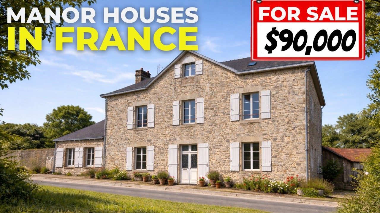 You Can OWN a French Manor House From $90K