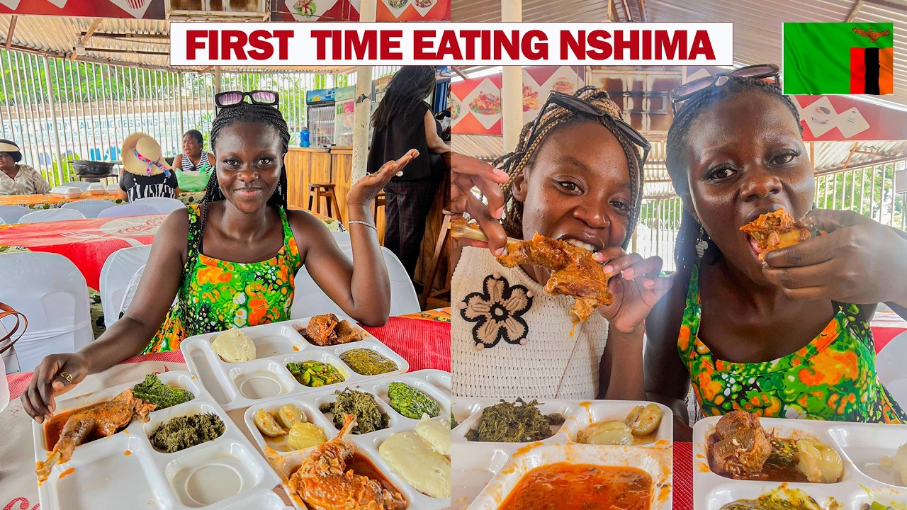 Ghanaian First Time Eating Nshima in Zambia | My Honest Review